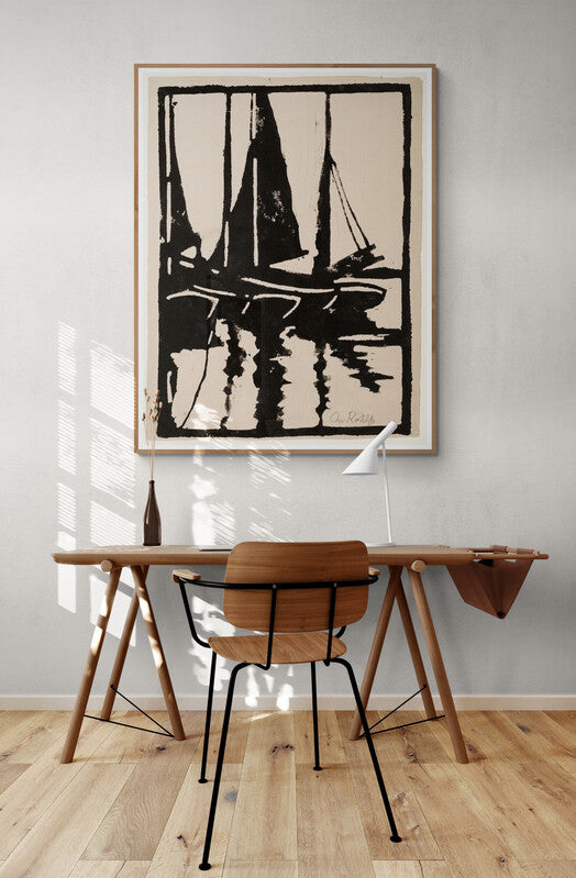 Voiliers au Port (1908), par Christian Rohlfs