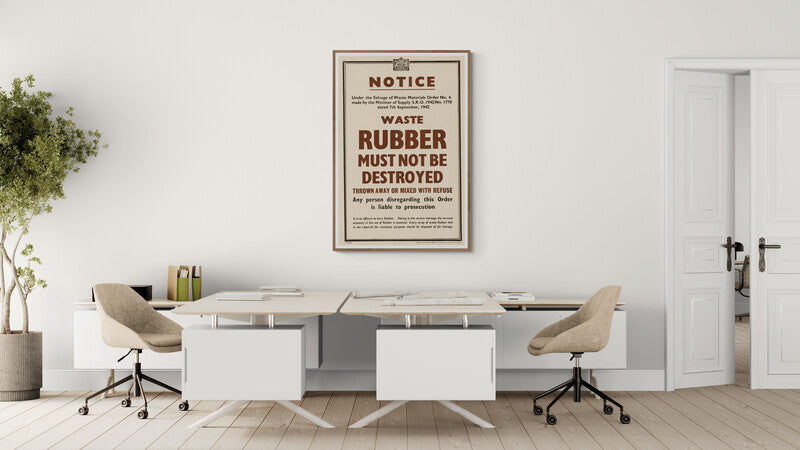 Waste Rubber (1942), UK Ministry of Supply