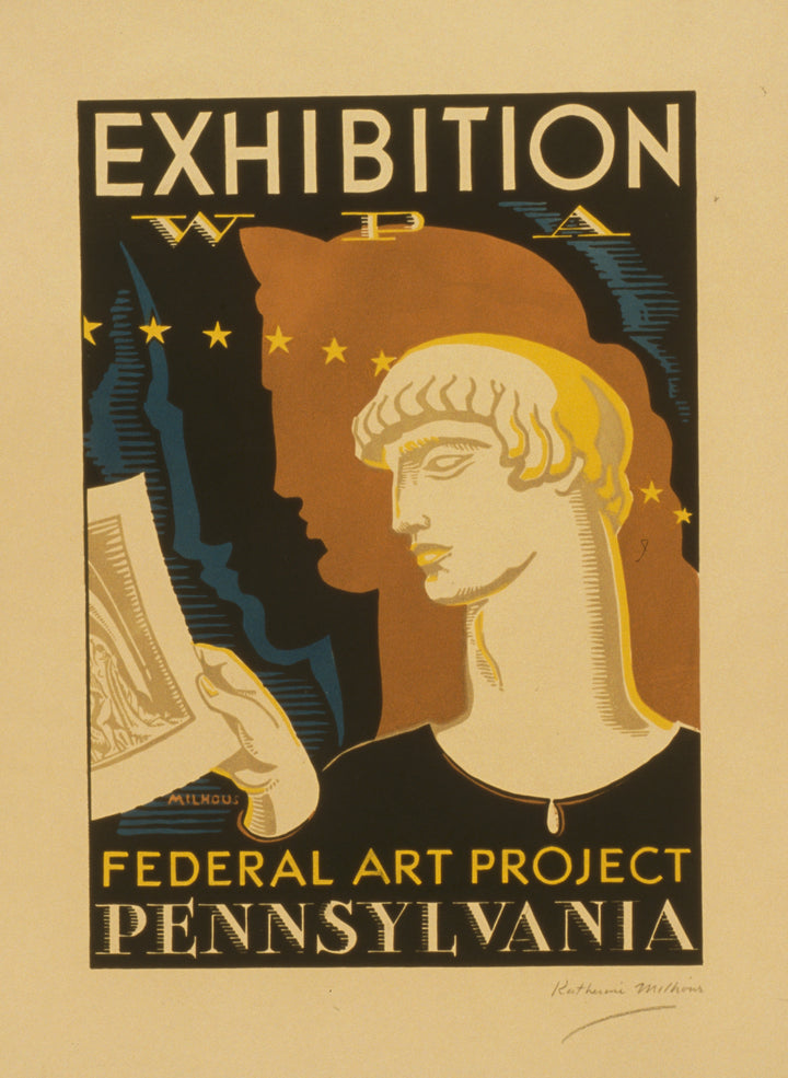 Exhibition WPA Federal Art Project Pennsylvania (1936-1941), par Katherine Milhous
